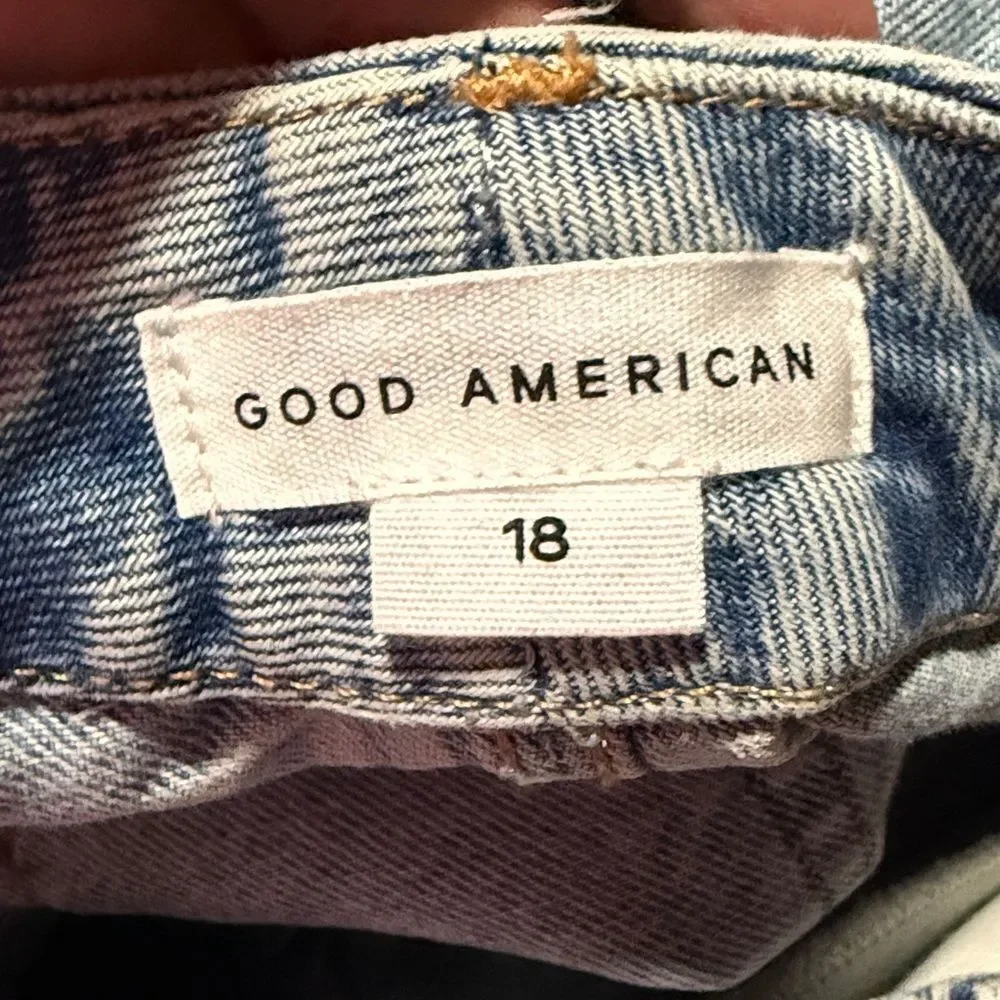 NWT- Good American-GOOD '90s RELAXED JEANS | INDIGO499- Size 18